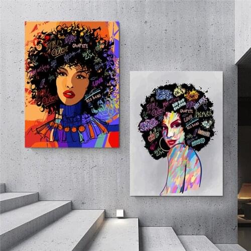 Abstract Graffiti Art Canvas Painting Posters and Prints Wall Street Pop Art Pictures for Living Room Wall Decoration Cuadros