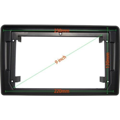 9 inch Fasxia Car Audio Frame Car Radio Fascia,gps navigation fascia panel is suitable for AUDI A4 2002-2008