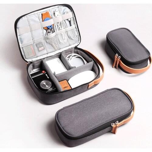 Travel Digital Storage Bag Portable Electronic Accessories Cable Organizer Bag Power Charger Pouch Zipper Box Case USB Cable Bag