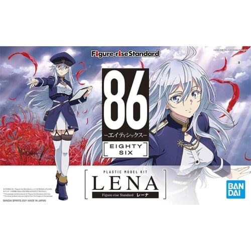 Bandai Original Anime Figure-Rise Standard Hg 86 Eighty Six Lena Assembly Model Action Figure Pvc Collectible Toys for Kids
