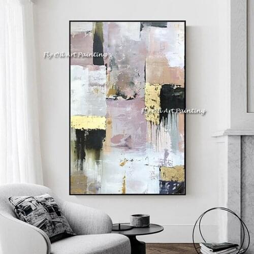 Handmade Modern Thick Oil Painting Graffi Street Oil Painting New Arrival Abstract Art on Canvas for living room Decor
