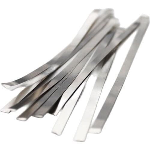 Qty 10pcs Pure Nickel Tabbing Strip Bus Wire Buss Tab For Battery Pack Many Sizes