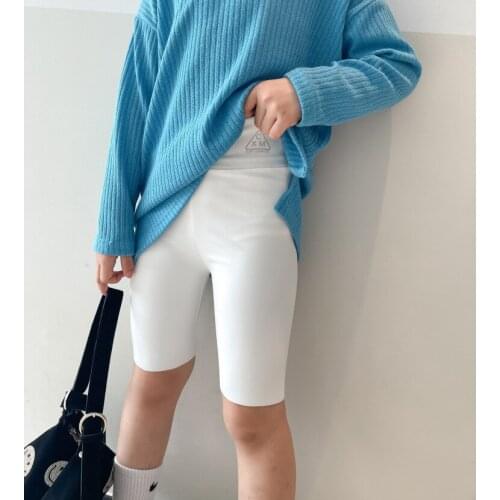 Shark Skin Leggings Girls Summer Thin Section Short Pants Kids Sports Legging Child Tight High Elastic Thin Trousers