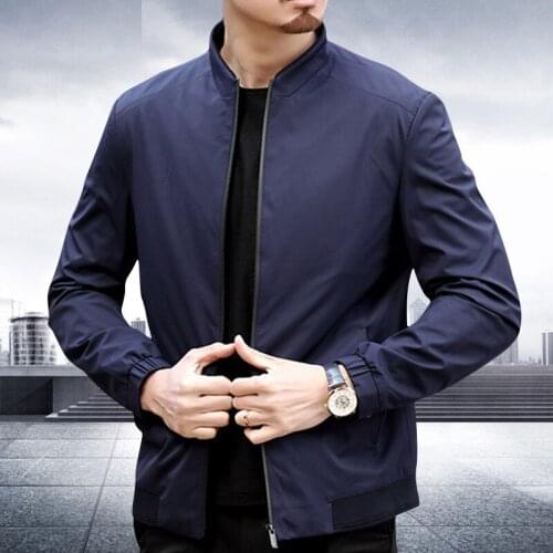 2021 Mens Jackets New Casual Business Coats Spring Regular Windbreaker Classic Outdoors Slim Baseball Uniforms Plus Size Outfit