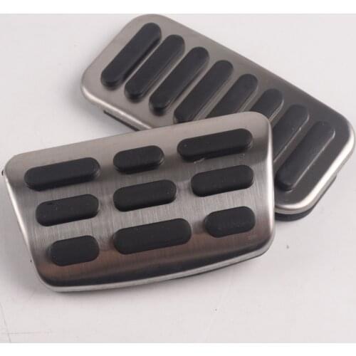 Gas Fuel Brake Pedal Pads Cover AT For Hyundai Elantra i30 Kona Encino 2016-2019 For Kia KX7 Forte XCEED 2018-2019 Car Styling