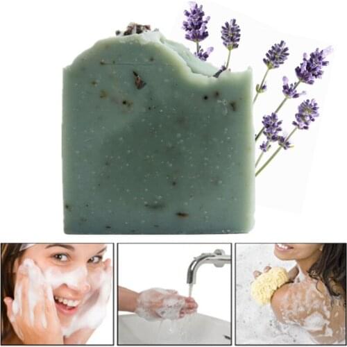 Handmade Natural Men Skin Care Women Clean Skin Plant Essential Oil No Addition Lavender Essential Oil Soap