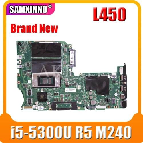 NM-A351 motherboard For Lenovo ThinkPad L450 notebook motherboard CPU i5 5300U R5 M240 2G DDR3 100% test work