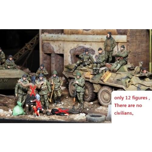 Modern warfare 12 soldiers resin model kit 1:35 resin sand table model