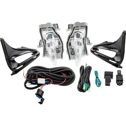 LED Fog Lights Driver+Passenger Side Lamp For Toyota Corolla C CE L LE 2017-2019