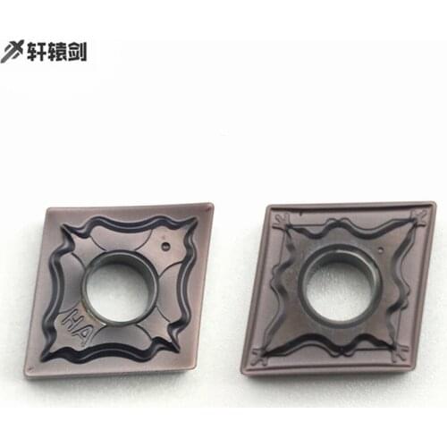 10pcs CNMG120404 CNMG120408 MA HS MQ MS XM9030 Carbide Alloy Inserts CNC Lathe Turning Tool for Stainless Steel