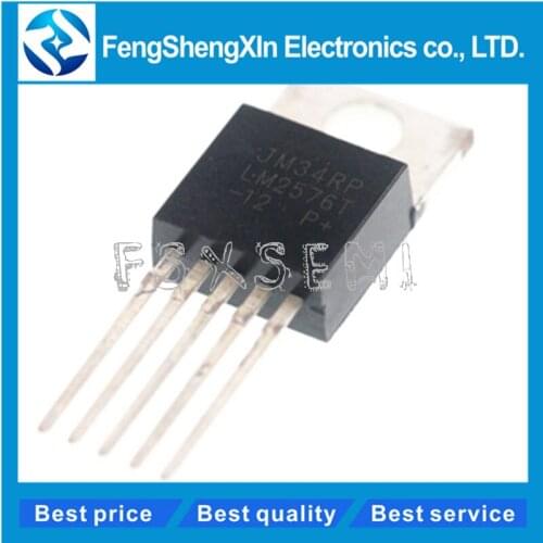 10pcs/lot LM2576T-12 12V TO-220-5 3A, 52kHz, Step-Down Switching Regulator