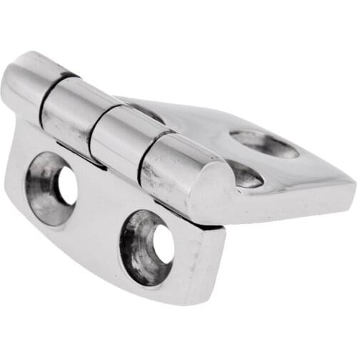5.7 x 3.8cm/ 2.24 x 1.5'' Marine 316 Stainless Steel Short Side Door Stamp Hinge Hardware for Boat Hatch Door Cabin
