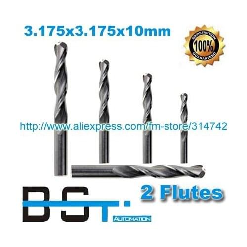 Promotion for 3.175x3.175x10mm 2 flutes ball nosed carbide end mills 3.175mm*3.175mm*10mm cnc cutting router bits cutter