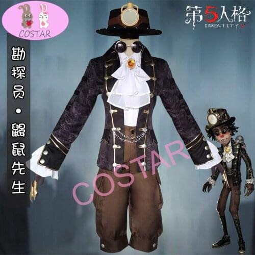 Anime! Identity V Norton Campbell Prospector Mr. Mole Game Suit Uniform Halloween Carnival Party Outfit For Women/Men 2021 NEW