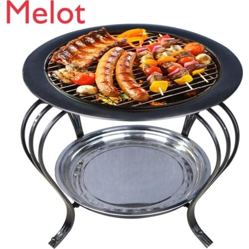 Outdoor Barbecue Grill Smoke-Free Carbon Fire Barbecue Oven Indoor Charcoal Brazier Home Heating Barbecue Grill Indoor Grill