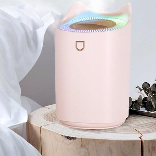 3L Large Capacity Air Diffuser 5W USB Dual Sprayer Car Humidifier Fog Maker Humidifier With LED Atmosphere Decorative Light