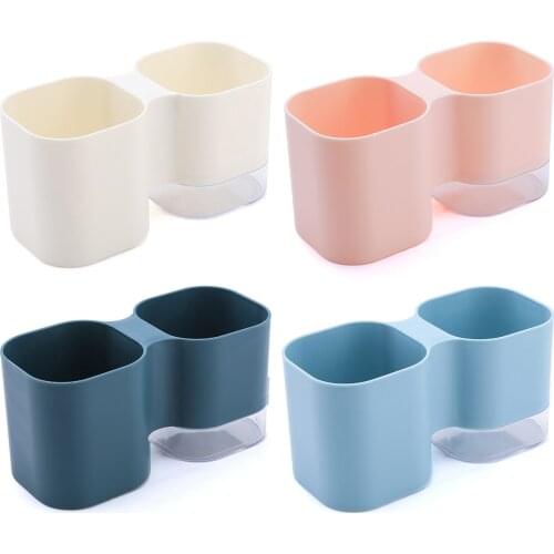Double-layer Self Watering Pots Flower Planter Pot With Absorbent Cotton Rope Multifunctional Pen Holder Cosmetic Storage Box