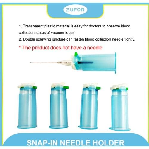 20pcs/50pcs Disposable Sterile Vacuum Blood Collection Tube Needle Holder Needle Holder for Blood Collection