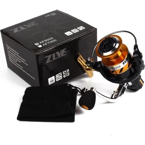 AF 14 Ball Bearings 4.7:1 All Metal Fishing Reels Feeder Metal Fishing Reel Carp surf casting Reel 15kg Max Drag