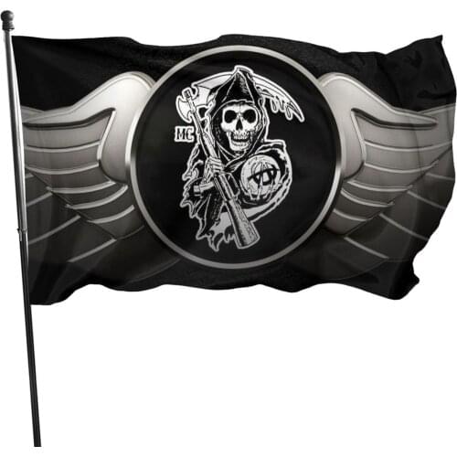 90x150cm Sons of Anarchy creative flags Anarchy indoor outdoor flag for decoration