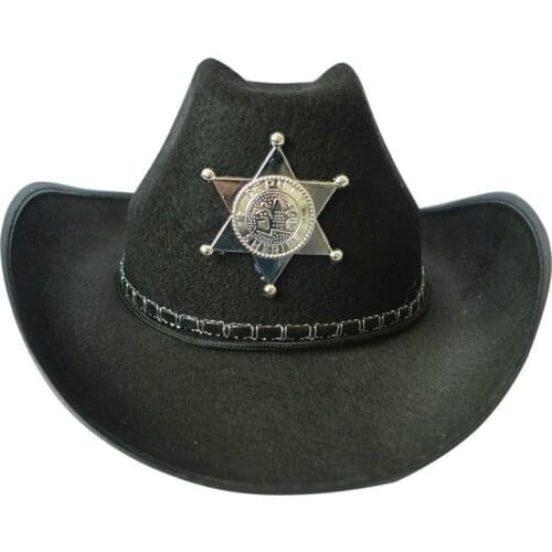 Cool Western Cowboy Hats Men Women Sun Visor Cap Travel Performance Western Cow Hats Classic Nostalgic Style Cosplay Prop