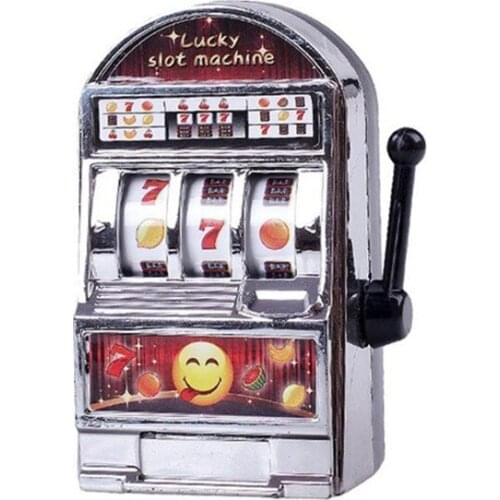 Lucky Jackpot Mini Slot Machine Antistress Toys Games for Children Kids Safe Machine Bank Replica Funny Gag Toys