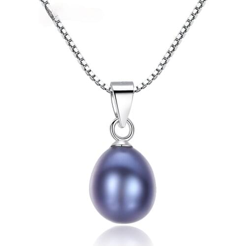 Fashion Simple Pearl Necklace Pendant Lady Necklace Melon Seed Pendant Elegant Girl Charm Jewelry Anniversary Girlfriend Gift