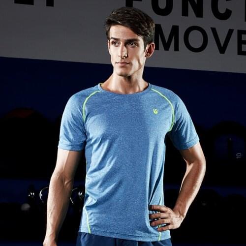 NEW Design Mens Sports Short Sleeve Running T-shirts Dry Fit T shirt Men Fitness Tees&Tops Slim Fit Sportwear Jerseys