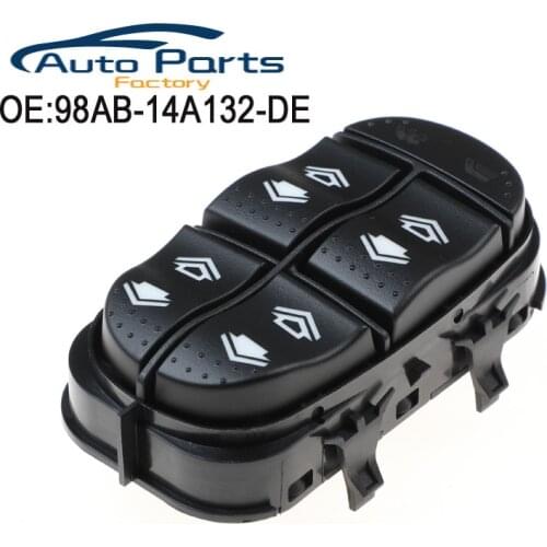 New Window Control Front Switch For Ford Focus Mk1 1998-2005 98AB-14A132-DE 98AB14A132DE