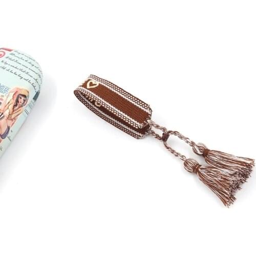 Woven Friendship Twine Bracelet Knit Character Lucky Bracelet Woven Geometric Pattern Birthday Gifts for Men and Women