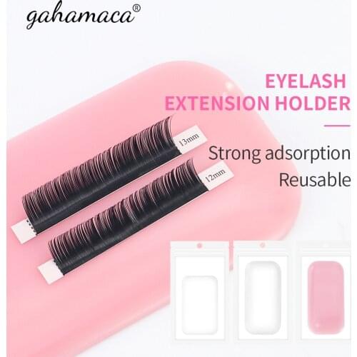 Gahamaca Forehead Sticker Pad Silicone Planting Graft Eyelashes Eyelash Extension Tray Stand Pallet Pad Lash Tray Holder Tool