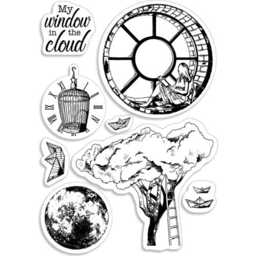 Colud Clear Stamp Transparent seal for DIY scrapbooking/Card Making c656