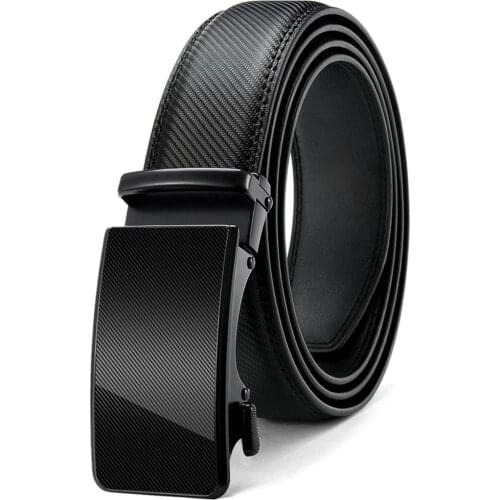 JACNAIP Fashion Cow Genuine Leather Men Belt Automatic Buckle High Quality Male Strap for Business Casual Jeans Waistband