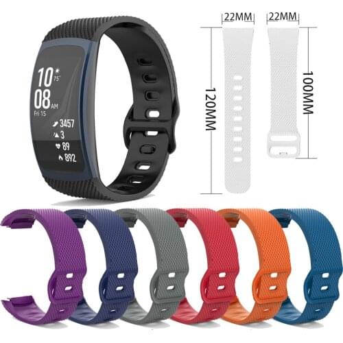 Silicone Sport Watch band For Samsung Gear Fit2 Pro fitness Watch bands Wrist Strap For Samsung Gear Fit 2 SM-R360 Bracelet