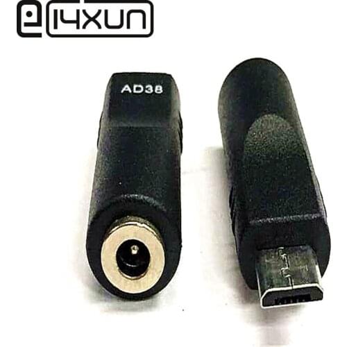 1pcs/lot Micro USB Male to DC 3.5x1.1mm Female M/F Adapter Converter Connector Jack Power Plug
