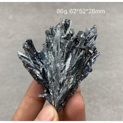 100% Natural rare Stibnite mineral specimen stones and crystals healing crystals quartz gemstones from China free shipping