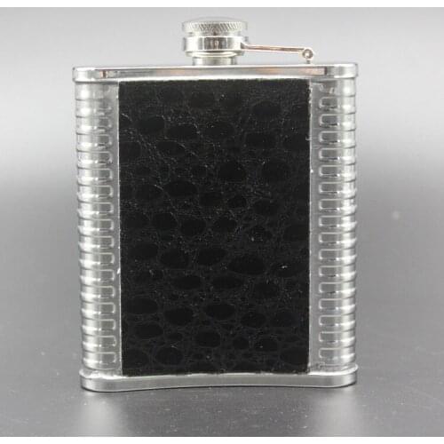 100pcs/lot Camping small stainless steel cylinder travel trade flagon flagon carry mens outdoor bottle Specials 7 ounces