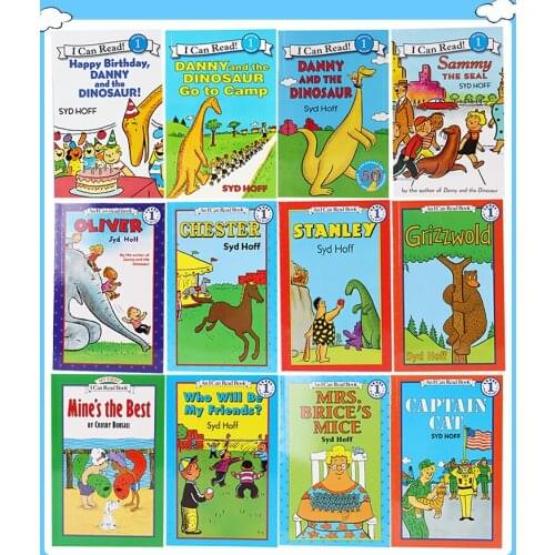 12 books/set Cute Classical English Picture Books I can read Children story book Early Educaction reading book for kids gift