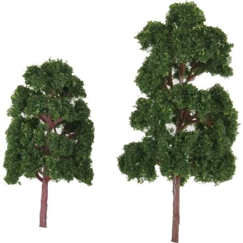 20x Model Abies Holophylla Tress Street Layout Train Railroad Scenery 1:150