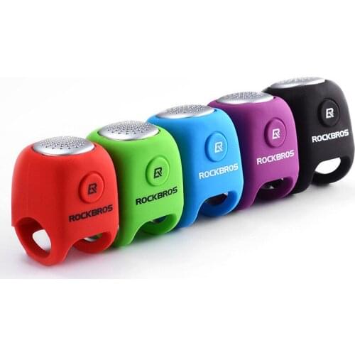 2 pcs 90 db Electric Bike Horn Alarm Bells Safety MTB Cycling Handlebar Bell Silica Gel Ring Bicycle Accessories free shipping