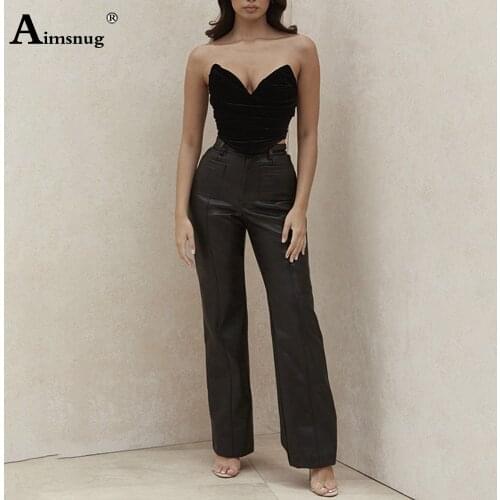 Aimsnug Women's Straight Trousers