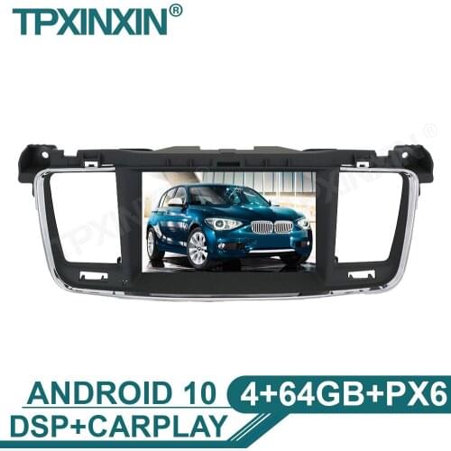 Android 10 4+64G For PEUGEOT 508 2011 2012 2013 2014 2015 2016 2017 Car Multimedia Player GPS Navigation WIFI IPS Screen Player