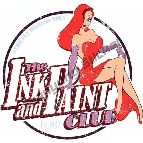 Paint Club Cartoon Car Sticker Bumper Windshield Camper Yacht Vinyl Decal Occlusion Scratch DIY Exterior Accessories KK13x12cm