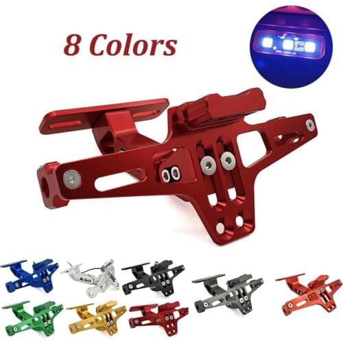 CNC Motorcycle License Number Plate Frame Holder Bracket With Signal For YAMAHA XJR 1300/RACER FJ-09/MT-09 TRACER MT09 MT10 R1