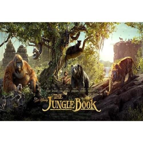 Home Decoration 3D DIY Diamond Embroidery The Jungle Book Cross Stitch Kit Diamond Painting Cartoon fairy tale kids gift WG2028