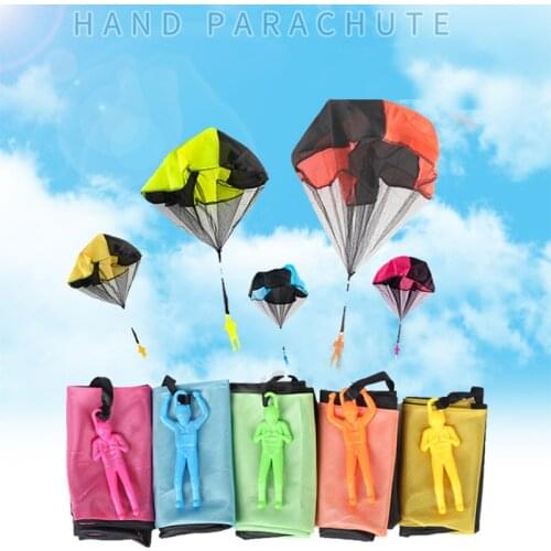 Funnys Outdoor Hand Throw Parachutes Flying Umbrella Toy Kids Educational Toys NSV