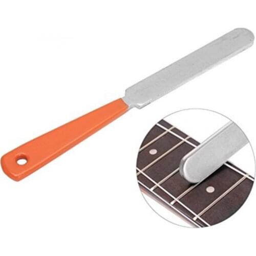 Guitar Repair Tool Guitar Frets File Durable Stainless Steel Small Dual Cutting Edge Tool