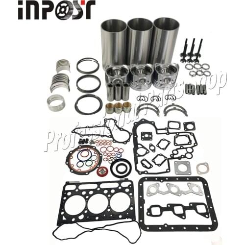 Overhaul Rebuild Kit For Kubota D1703 D1703E Engine L3240DT L3300DT Bobcat 325C