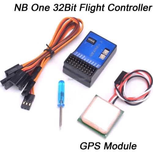 NEW NB One 32 Bit Flight Controller Built-in 6-Axis Gyro with Altitude Hold Mode + GPS Module for FPV RC Fixed wing