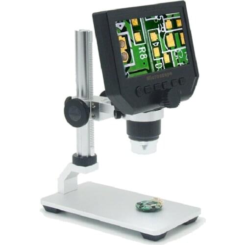 G600 Portable LCD Digital Microscope HD LCD Screen Can lift Camera video Walkie Talkie Repair Tool equipment